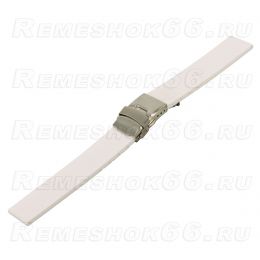 Ремешок для часов из каучука BC501-22 White