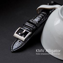 Ремешок KMV Alligator черный